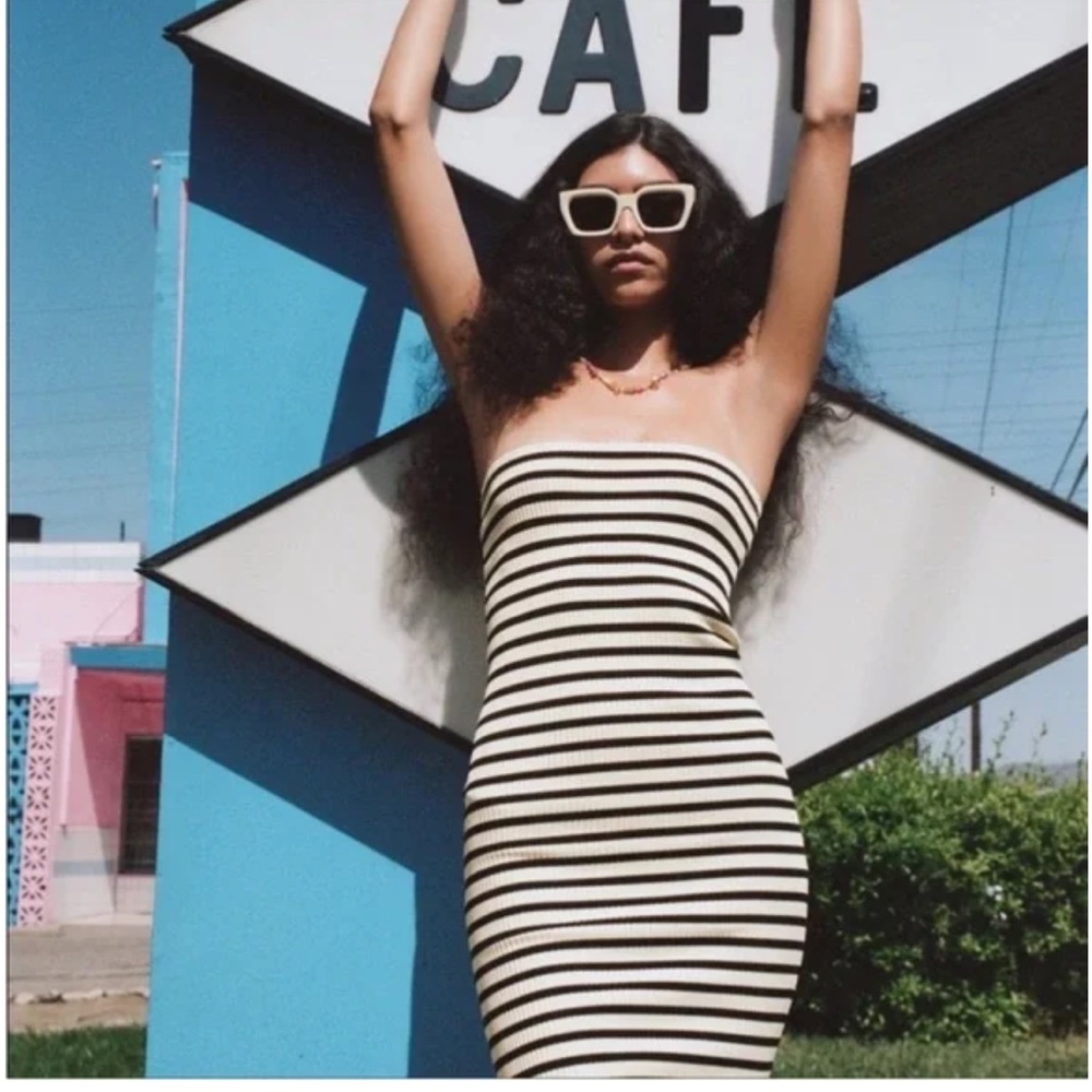Zara Midi Bodycon Tube Dress